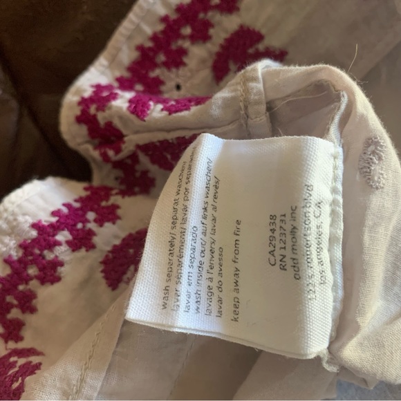 Odd Molly gypsy boho cotton top blouse size 1 / small - Picture 8 of 10